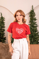 Tshirts Coração Coisas de Natal